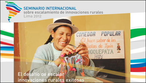 Cinco publicaciones sobre experiencias de innovaciones rurales son presentadas por el IEP