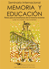 Seminario internacional «Memoria y educación: retos para la enseñanza de la historia reciente»
