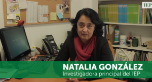 La formación de investigadores en el IEP – Natalia González