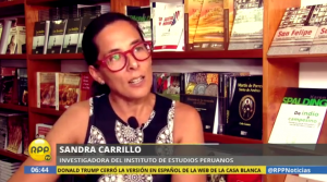 Sandra Carrillo es entrevistada por RPP