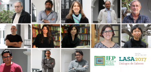 Investigadores del IEP en el Congreso de la Asociación de Estudios Latinoamericanos – LASA 2017