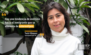 [Entrevista a Tania Vásquez] «Hay una tendencia de aversión hacia el inmigrante que se alimenta de estereotipos»