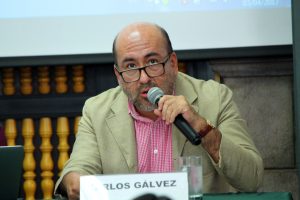 Participación de Carlos Gálvez en el coloquio de historia «Tiempo de Guerra»
