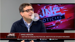 [VÍDEO] Jorge Aragón: «Las finanzas partidarias deberían ser transparentes»