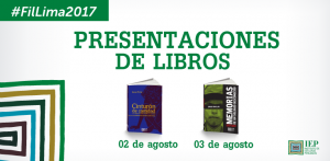 Presentaciones Feria Internacional del Libro de Lima 2017