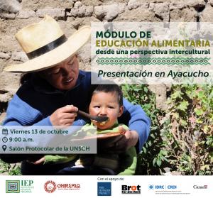 Presentación del Módulo Intercultural  de Educación Alimentaria – Ayacucho