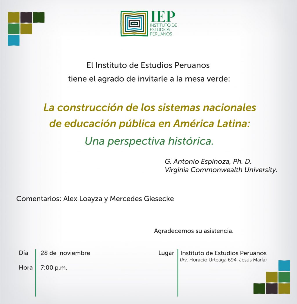 La construcción de los sistemas nacionales de educación pública en América Latina: una perspectiva histórica