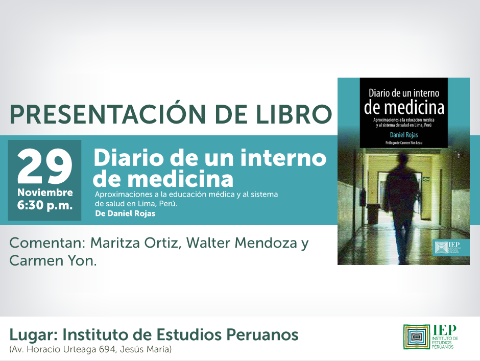 Presentación del libro «Diario de un interno de medicina» de Daniel Rojas