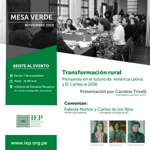 Transformación rural: Pensando en el futuro de América Latina y El Caribe al 2030