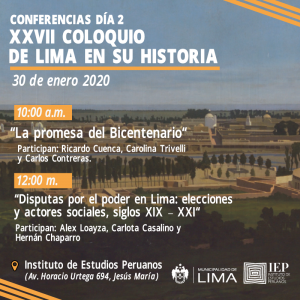 XXVII Coloquio de Lima en su historia