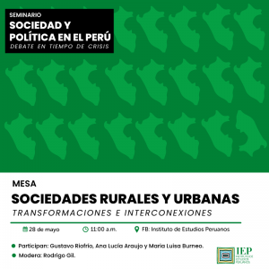 Sociedades rurales y urbanas; transformación e interconexiones