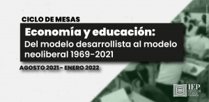 [CRONOGRAMA] Ciclo de mesas: Economía y educación: Del modelo desarrollista al modelo neoliberal 1969-2021