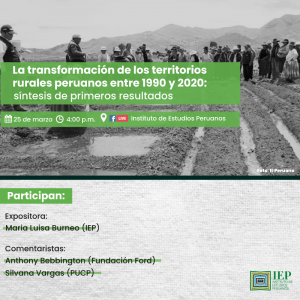 La transformación de los territorios rurales peruanos entre 1990 y 2000: síntesis de primeros resultados
