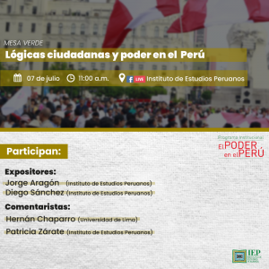 Mesa Verde: «Lógicas ciudadanas y poder en el Perú»