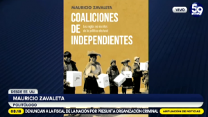 [ENTREVISTA] Mauricio Zavaleta sobre nuevo mapa electoral a la luz de su libro «Coaliciones de independientes»