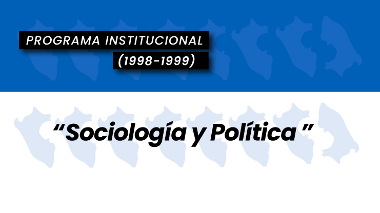 Sociología y Política (1998-1999)