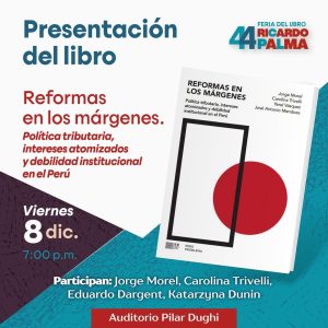 [Feria del Libro Ricardo Palma]: Presentación de libro «Reformas en los márgenes»