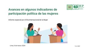 IEP Informe de Opinión – Edición especial por el Día Internacional de la Mujer (marzo 2024)