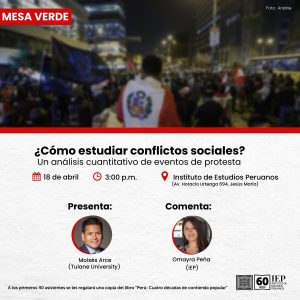 Mesa Verde «¿Cómo estudiar conflictos sociales? Un análisis cuantitativo de eventos de protesta»