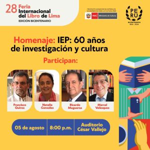 [FIL LIMA 2024] Homenaje «IEP: 60 años de investigación y cultura»