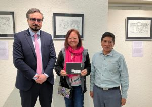 Edilberto Jiménez presenta exposición del libro “Nuevo Coronavirus y Buen Gobierno” en Alemania