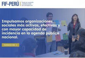 FIF-PERÚ seleccionó a ocho organizaciones para su cohorte 2026-2027